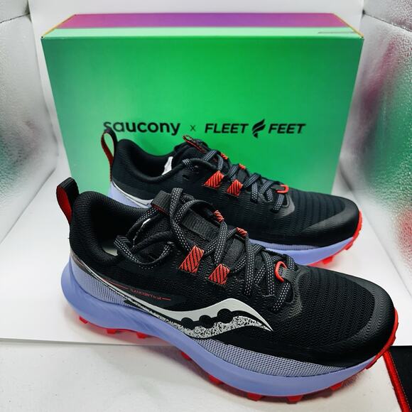 Saucony Peregrine 13 ‘Finesse Black’ Women’s Size 6.5 Running Shoe (S10838-91) - Picture 4 of 8